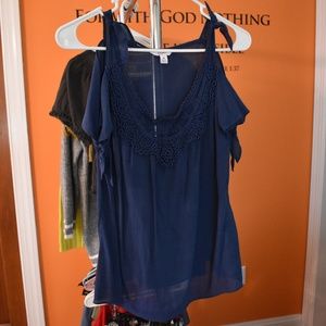 Women's Size Medium "Cold Shoulder" Top by Candies